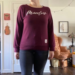 Purple priceless sweatshirt